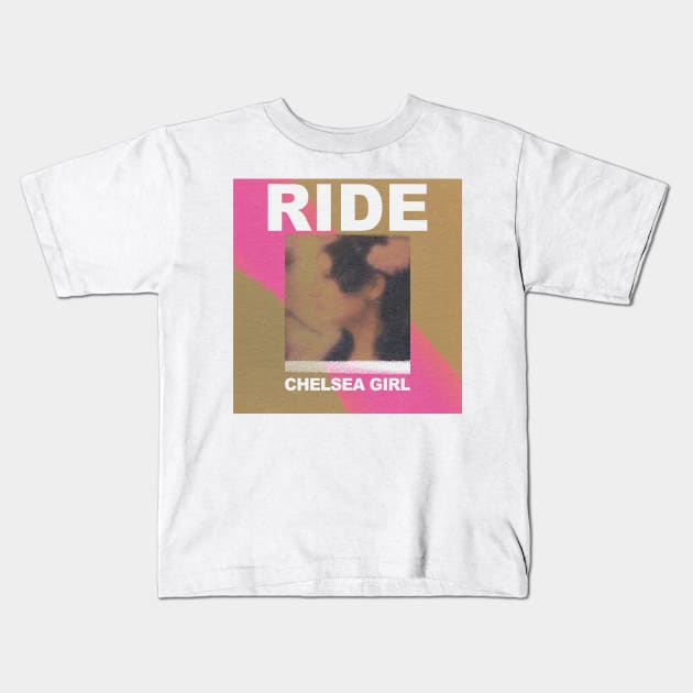 RIDE ……… Original Fan Artwork Kids T-Shirt by unknown_pleasures